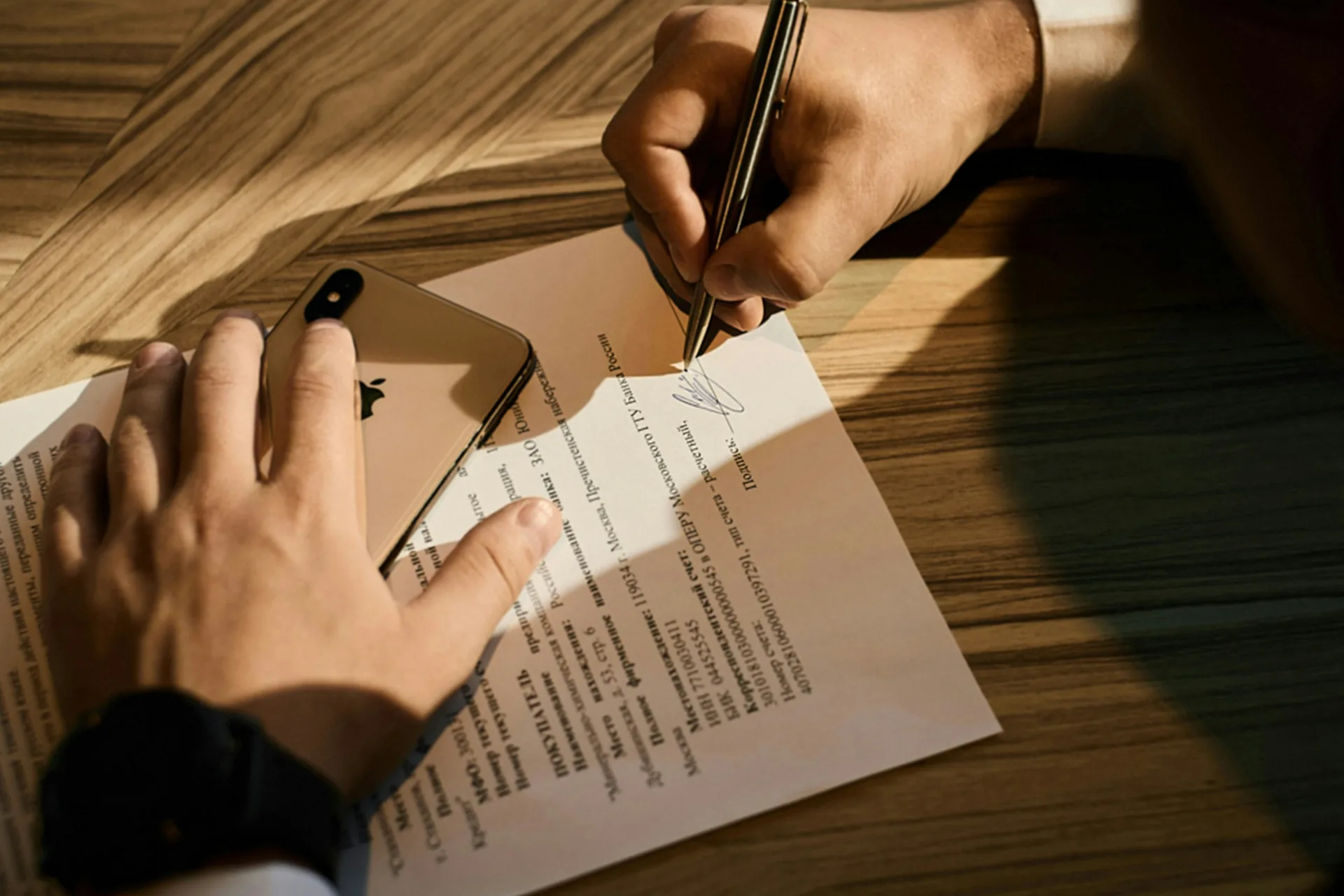 Signing incorporation documents